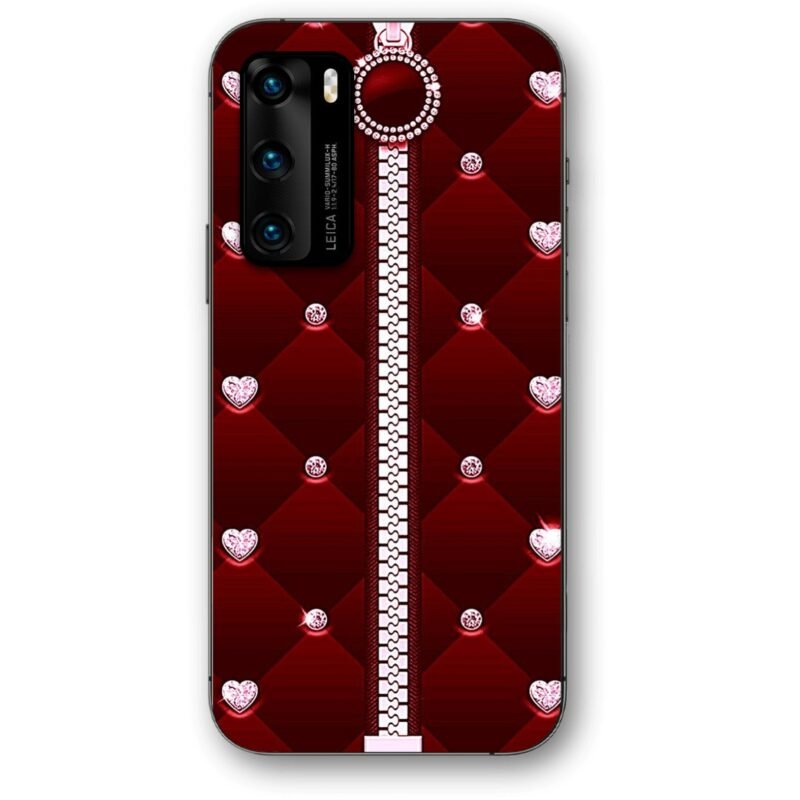 Zip hearts θήκη κινητού 91311 για Huawei P40