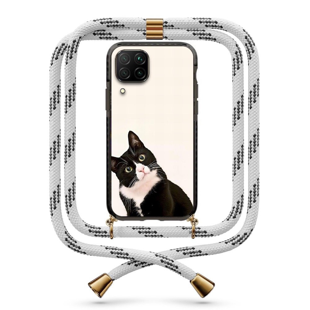 Cat θήκη με κορδόνι & σχέδιο 9962 για Huawei P40 Lite