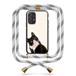 Cat θήκη με κορδόνι & σχέδιο 9962 για  Galaxy A72