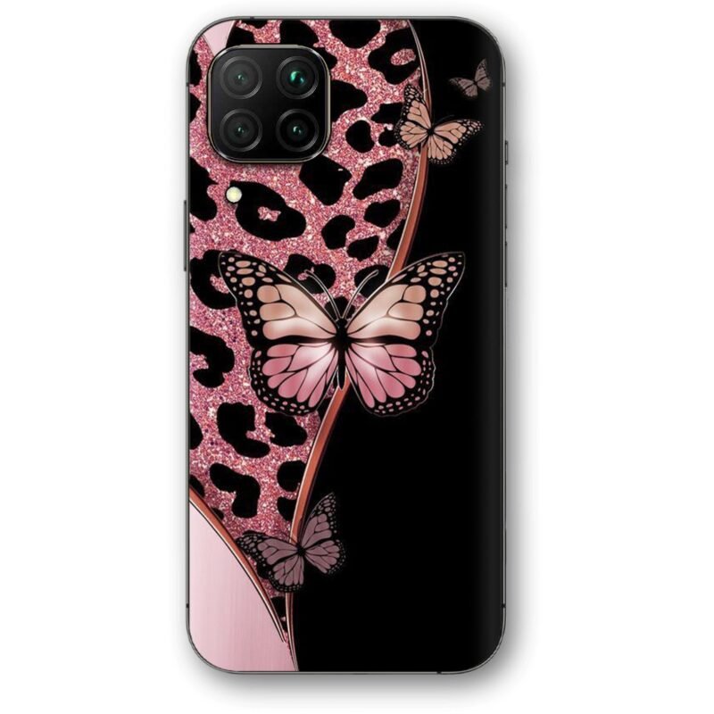 Leapard print butterfly θήκη κινητού 91197 για Huawei P40 Lite