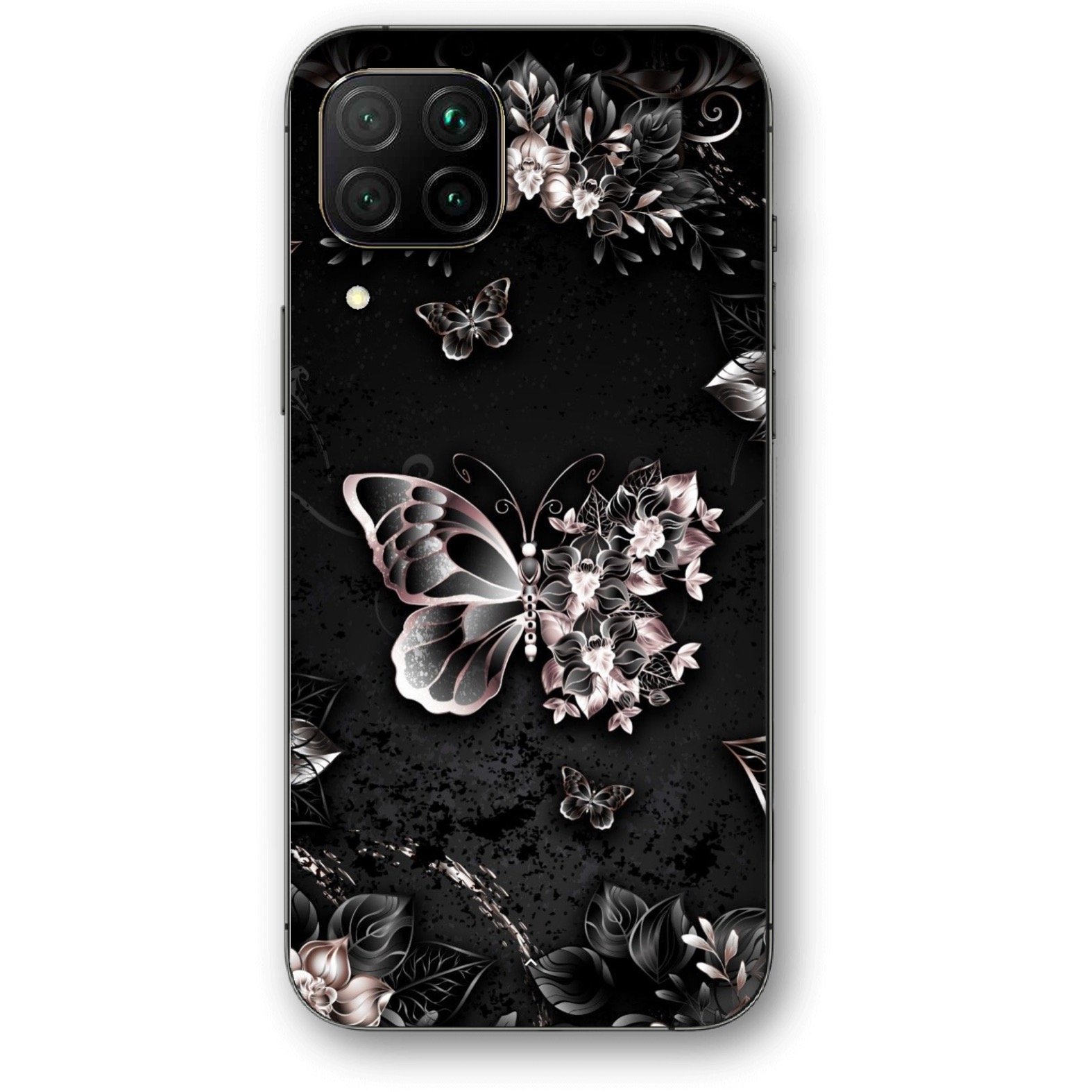 Butterfly floral θήκη κινητού 91321 για Huawei P40 Lite