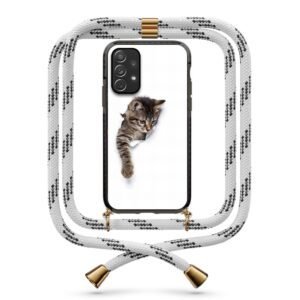 Cat out of wall θήκη με κορδόνι & σχέδιο 9963 για  Galaxy A72