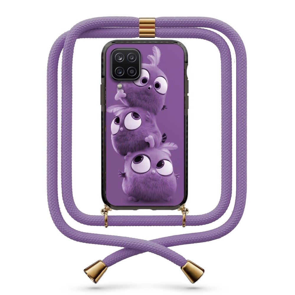 Birds θήκη με κορδόνι & σχέδιο 9848 για Galaxy A12