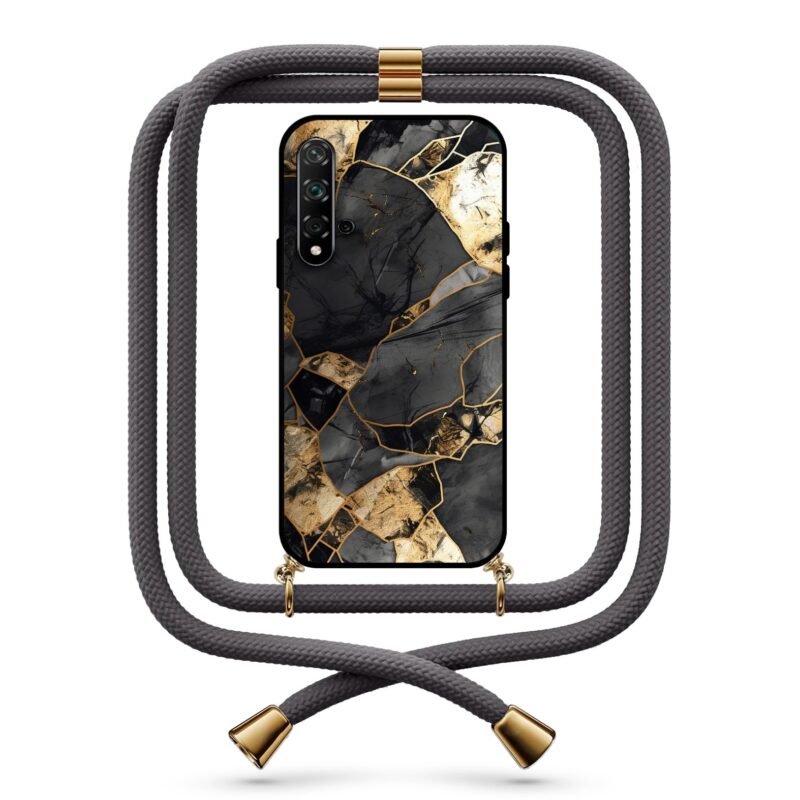 Marble θήκη με κορδόνι & σχέδιο 9767 για Huawei Nova 5T