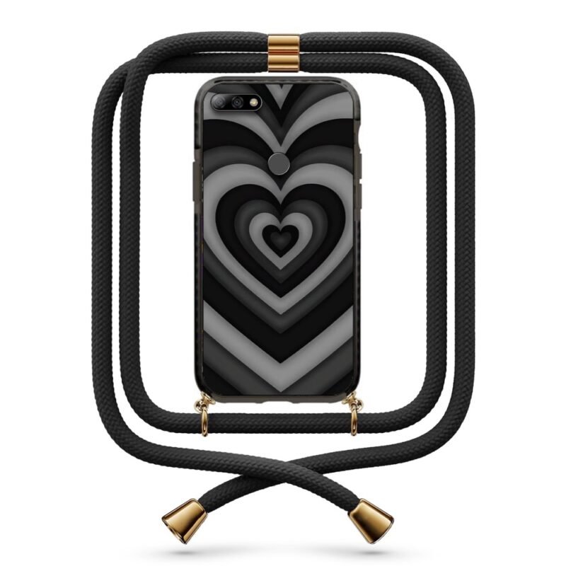 Heart illusion θήκη με κορδόνι & σχέδιο 9965 για Huawei Y7 2018