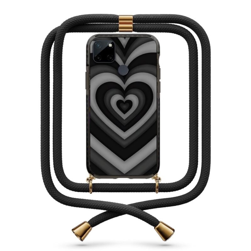 Heart illusion θήκη με κορδόνι & σχέδιο 9965 για Realme C21Y