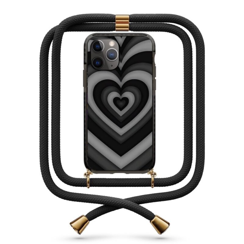 Heart illusion θήκη κινητού με κορδόνι 9965 γιά iPhone 11 Pro