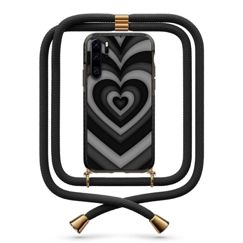 Heart illusion θήκη με κορδόνι & σχέδιο 9965 για Huawei P30 Pro