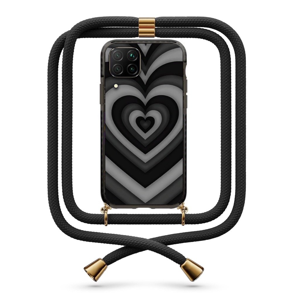 Heart illusion θήκη με κορδόνι & σχέδιο 9965 για Huawei P40 Lite