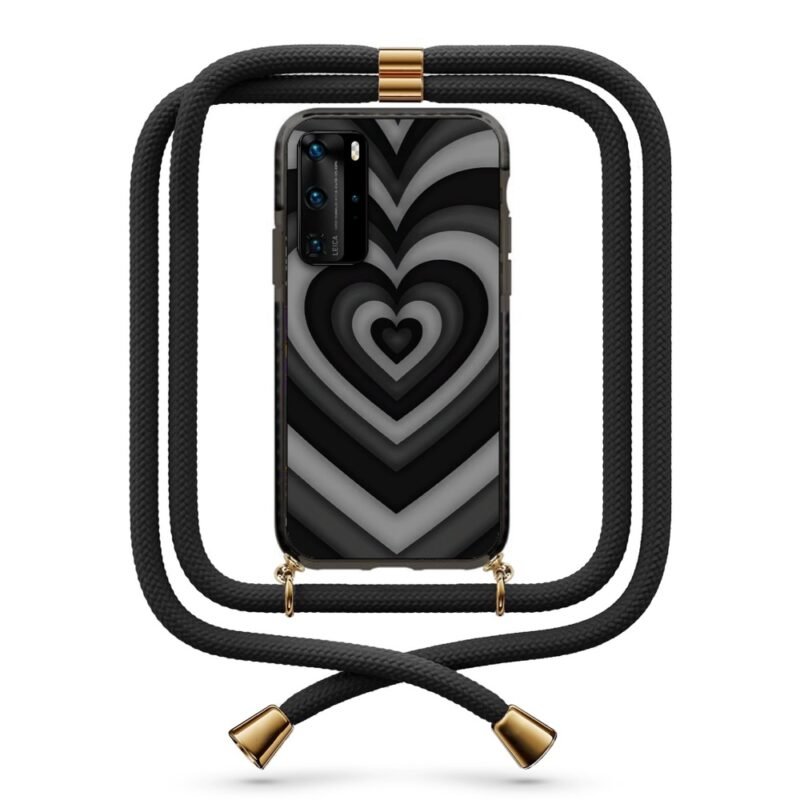 Heart illusion θήκη με κορδόνι & σχέδιο 9965 για Huawei P40 Pro