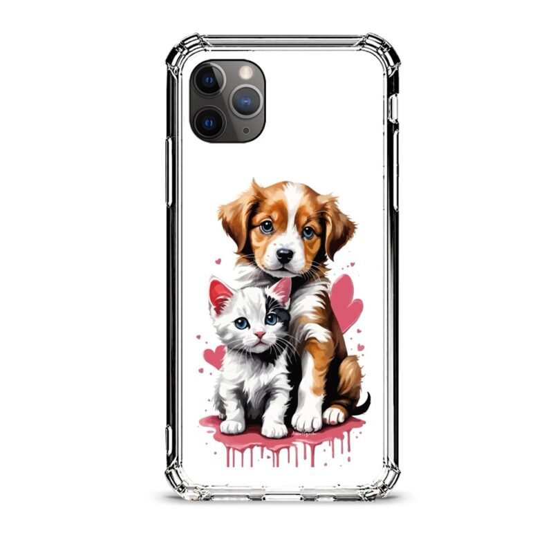 Puppy & kitten θήκη κινητού d1028 γιά iPhone 11 Pro