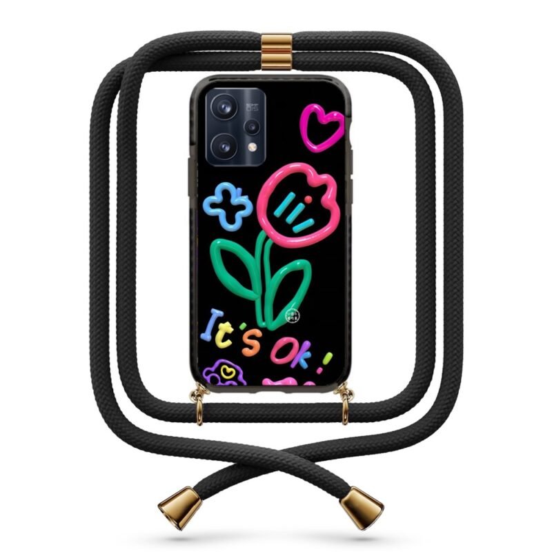 It's ok flower θήκη με κορδόνι & σχέδιο 9966 για Realme 9 Pro Plus