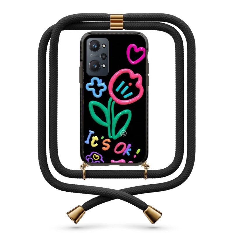 It's ok flower θήκη με κορδόνι & σχέδιο 9966 για Realme GT NEO 2