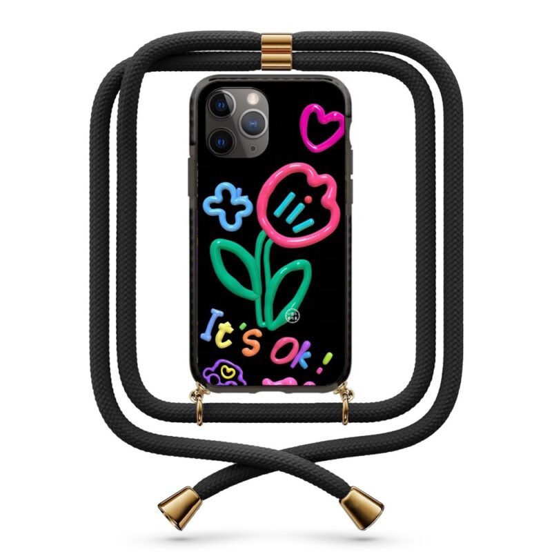 It's ok flower θήκη κινητού με κορδόνι 9966 γιά iPhone 11 Pro