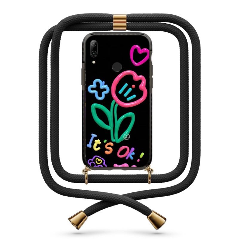 It's ok flower θήκη με κορδόνι & σχέδιο 9966 για Honor 10 Lite