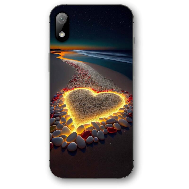 Beach heart θήκη κινητού 91300 για Huawei Y5 2019