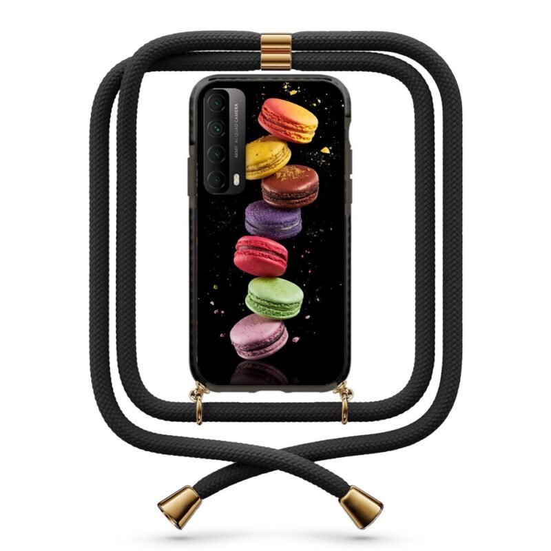 Macaron θήκη με κορδόνι & σχέδιο 9967 για Huawei P Smart 2021