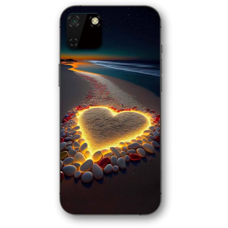 Beach heart θήκη κινητού 91300 για Huawei Y5P 2020