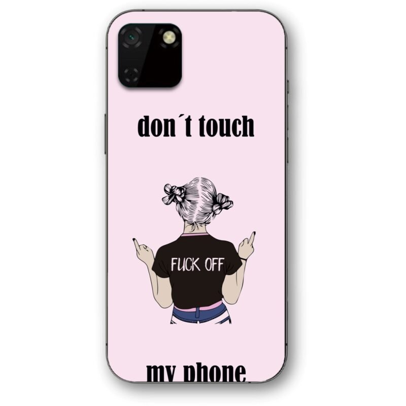 Don't touch my phone θήκη κινητού 91366 για Huawei Y5P 2020