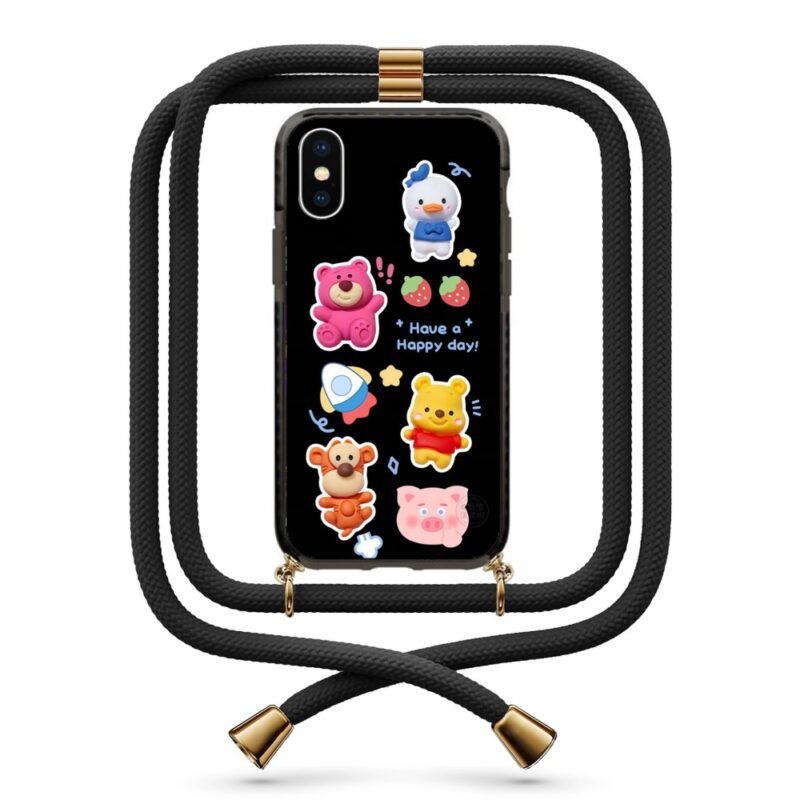 Happy day θήκη κινητού με κορδόνι 9968 γιά iPhone X/XS