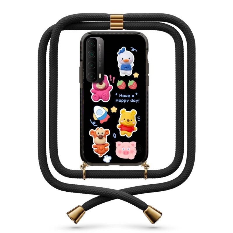 Happy day θήκη με κορδόνι & σχέδιο 9968 για Huawei P Smart 2021