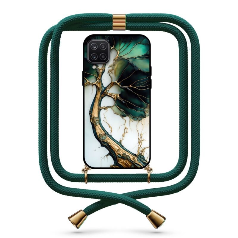 Tree art θήκη με κορδόνι & σχέδιο 9723 για Galaxy A12
