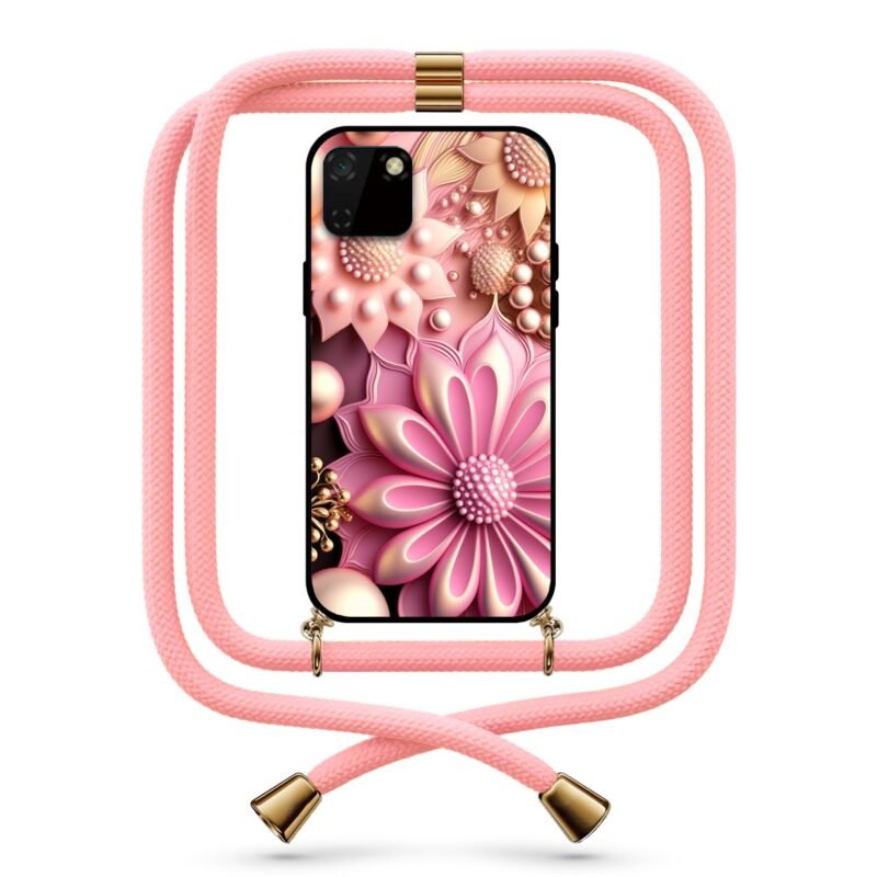 Pastel flowers θήκη με κορδόνι & σχέδιο 9768 για Huawei Y5P 2020