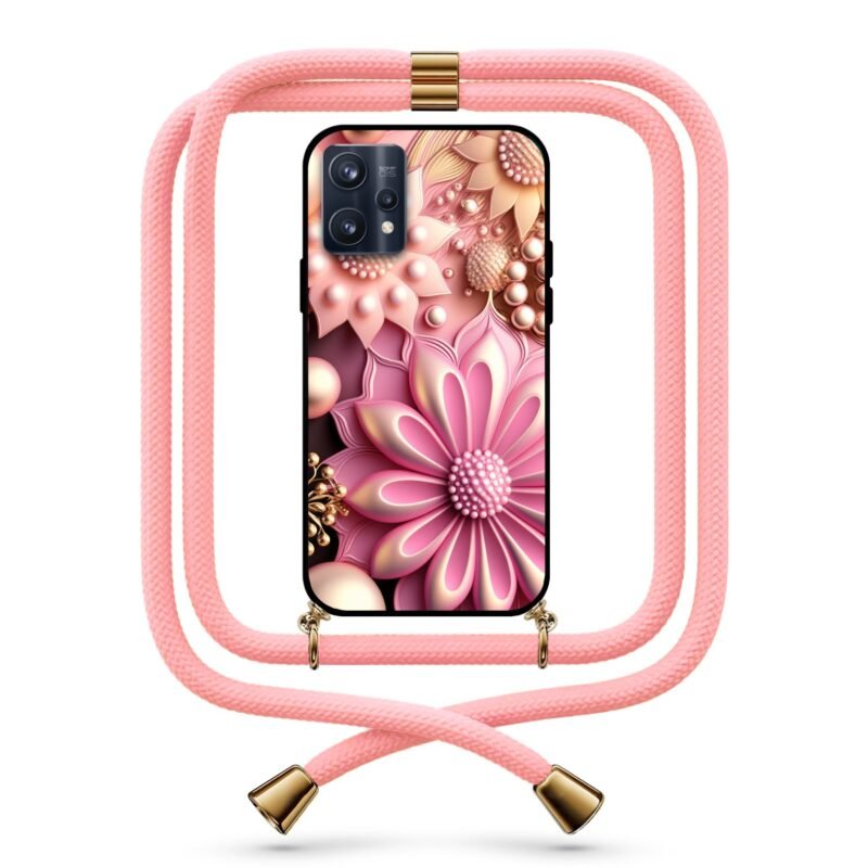 Pastel flowers θήκη με κορδόνι & σχέδιο 9768 για Realme 9 Pro Plus