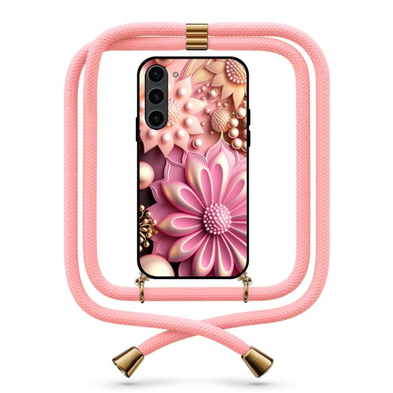 Pastel flowers θήκη με κορδόνι & σχέδιο 9768 για Galaxy S24