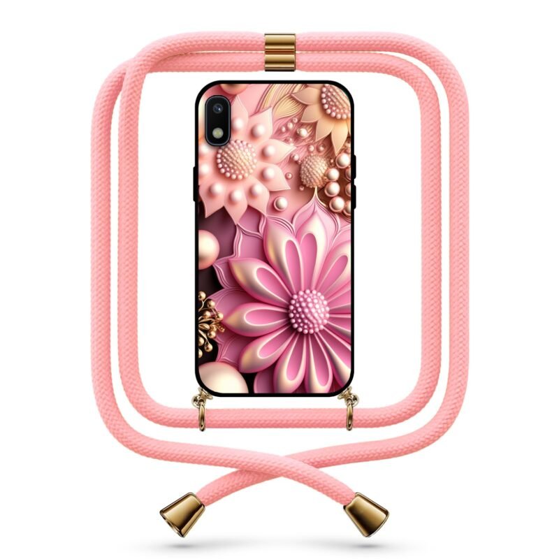 Pastel flowers θήκη με κορδόνι & σχέδιο 9768 για Galaxy A10