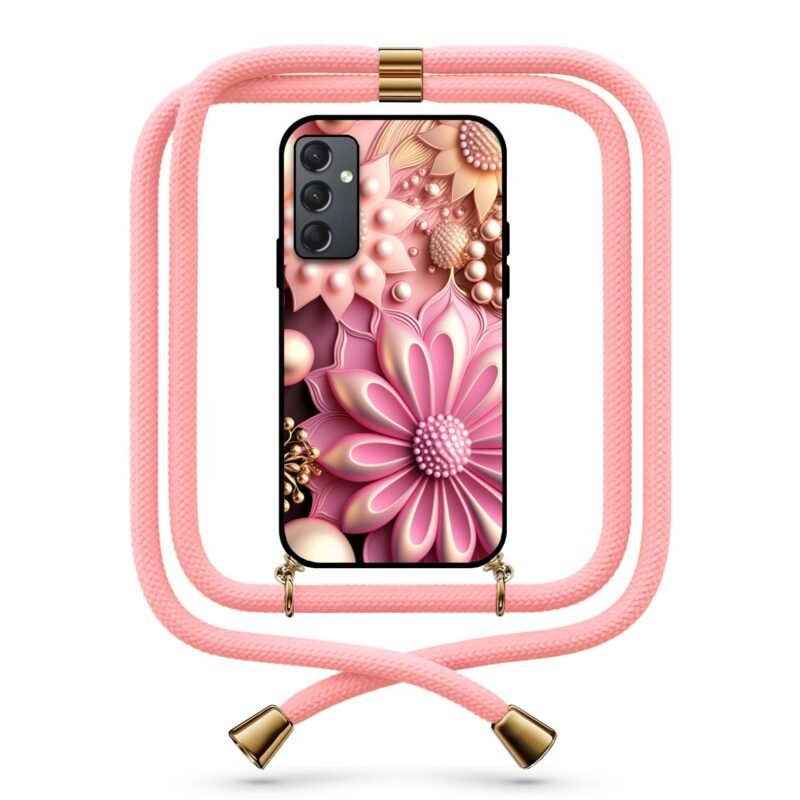 Pastel flowers θήκη με κορδόνι & σχέδιο 9768 για Galaxy A35