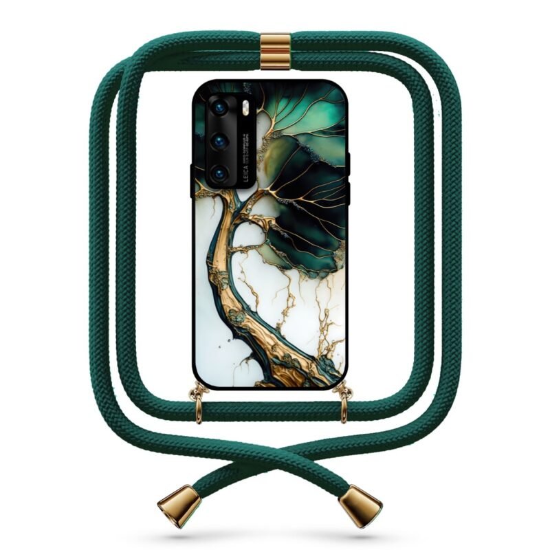 Tree art θήκη με κορδόνι & σχέδιο 9723 για Huawei P40