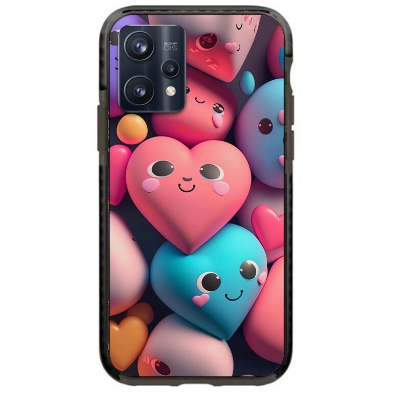 Smiley hearts θήκη κινητού 91608 γιά Realme 9 Pro Plus
