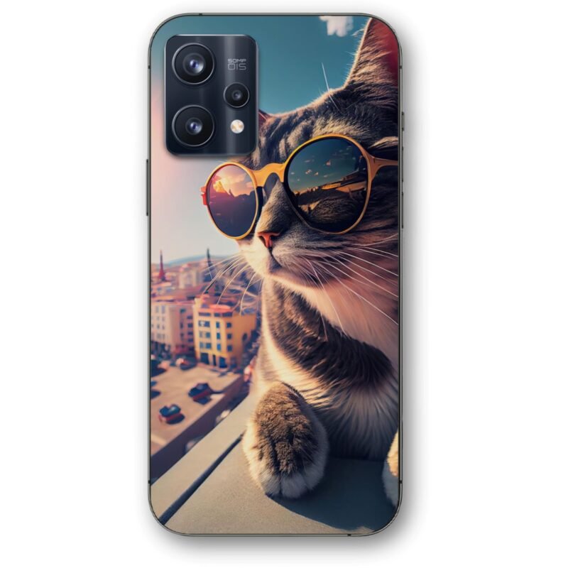 Sunglasses cat θήκη κινητού 91196 για Realme 9 Pro Plus