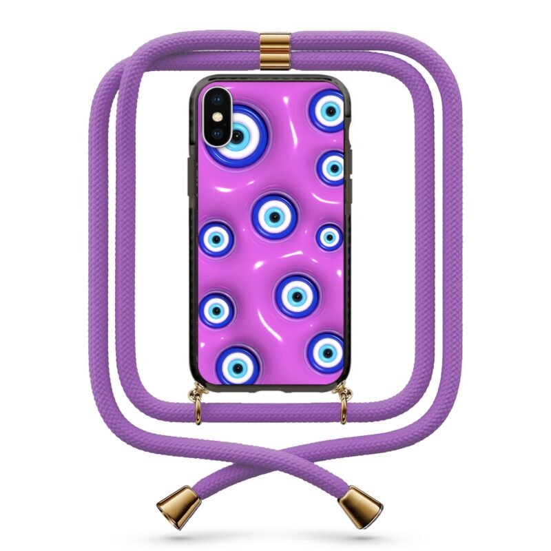 Evil eye θήκη κινητού με κορδόνι 9794 γιά iPhone Xs Max