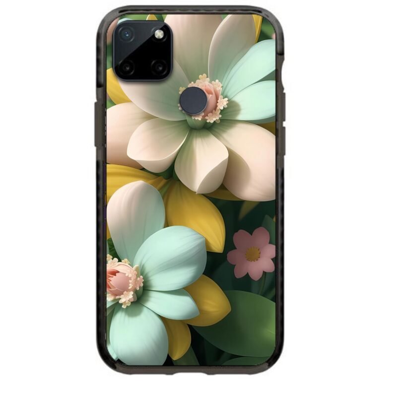 Flowers θήκη κινητού 91973 γιά Realme C21Y
