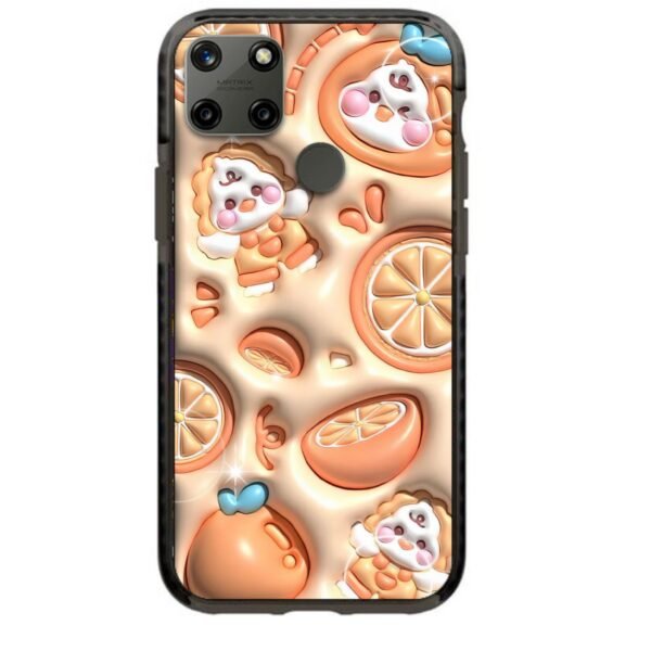 3d orange θήκη κινητού 91651 γιά Realme C25Y