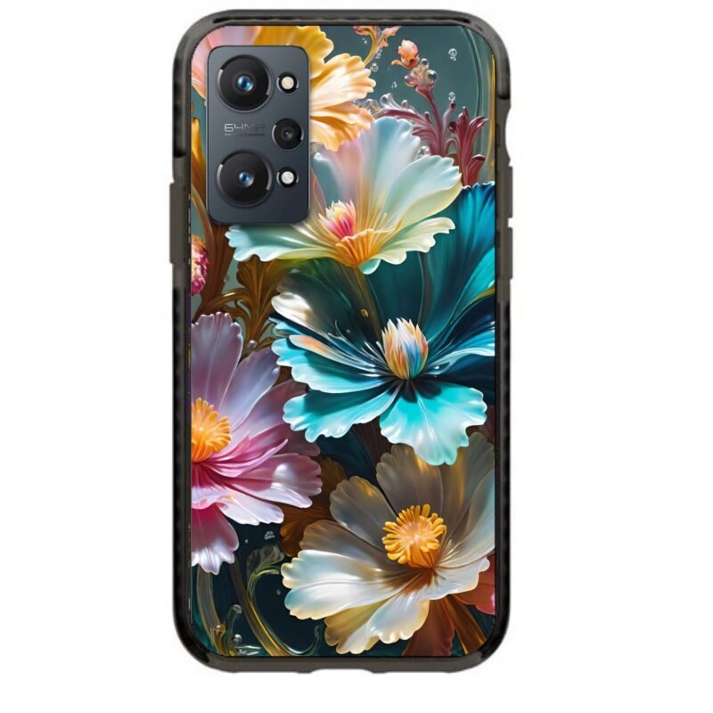 Flowers θήκη κινητού 91704 γιά Realme GT NEO 2