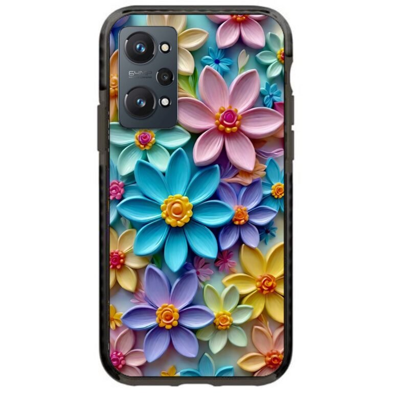 Flowers θήκη κινητού 91715 γιά Realme GT NEO 2