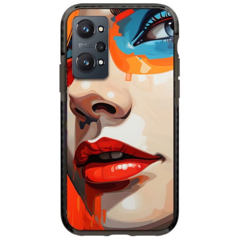 Colorful face girl θήκη κινητού 91740 γιά Realme GT NEO 2