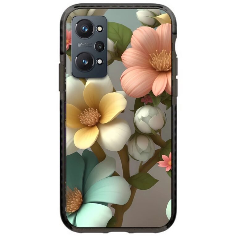 Flowers θήκη κινητού 91762 γιά Realme GT NEO 2