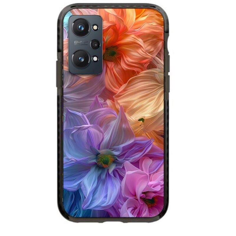 Flowers θήκη κινητού 91764 γιά Realme GT NEO 2