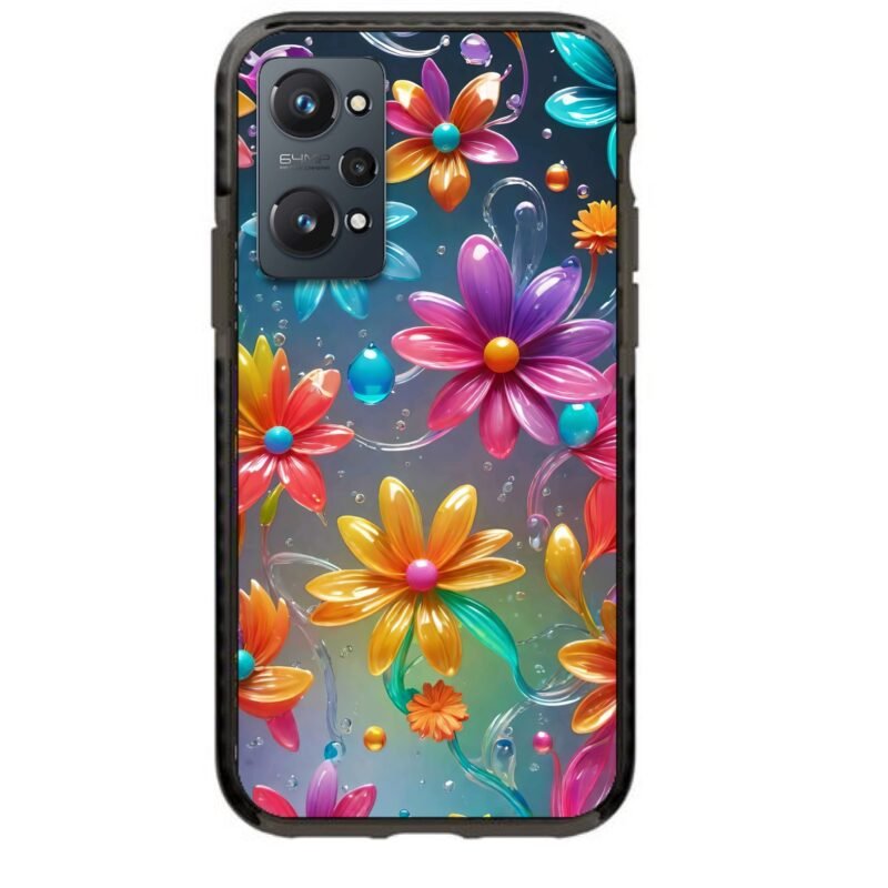 Flowers θήκη κινητού 91786 γιά Realme GT NEO 2