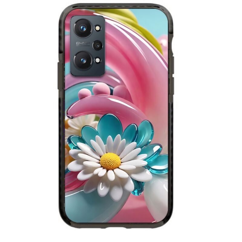 Flower abstract θήκη κινητού 91792 γιά Realme GT NEO 2