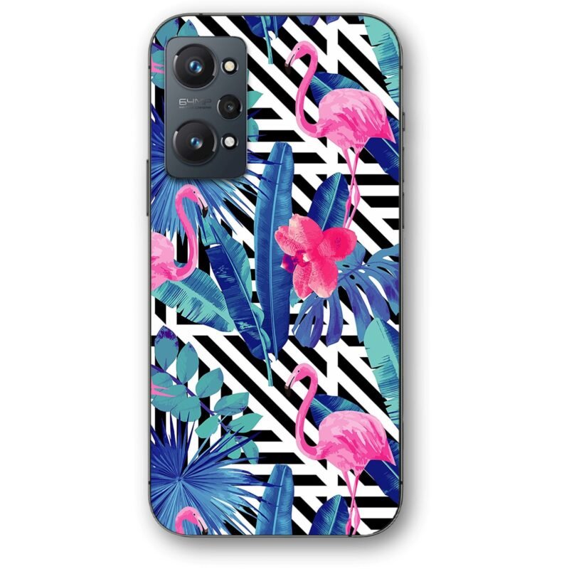 Flamingo leaves θήκη κινητού 91160 για Realme GT NEO 2