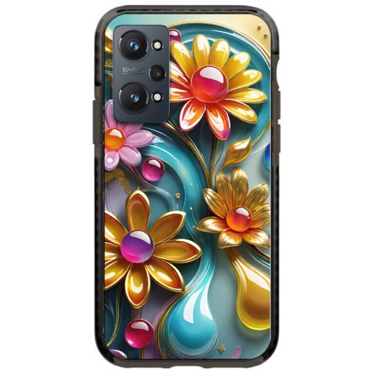 Flowers θήκη κινητού 91830 γιά Realme GT NEO 2