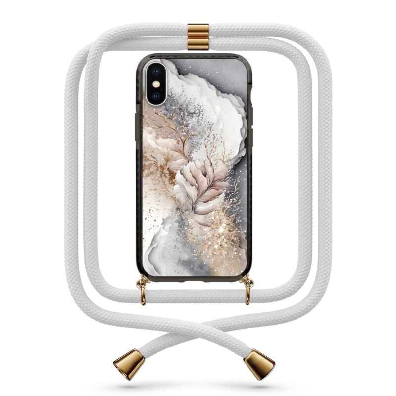 Marble θήκη κινητού με κορδόνι 9798 γιά iPhone Xs Max