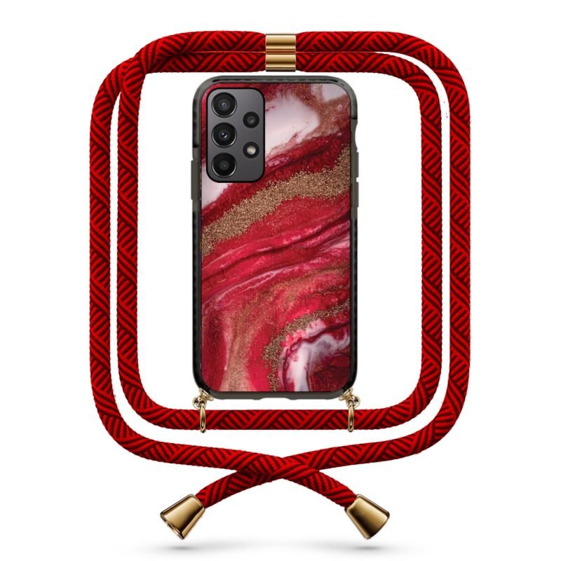 Marble θήκη με κορδόνι & σχέδιο 9805 για Galaxy A23