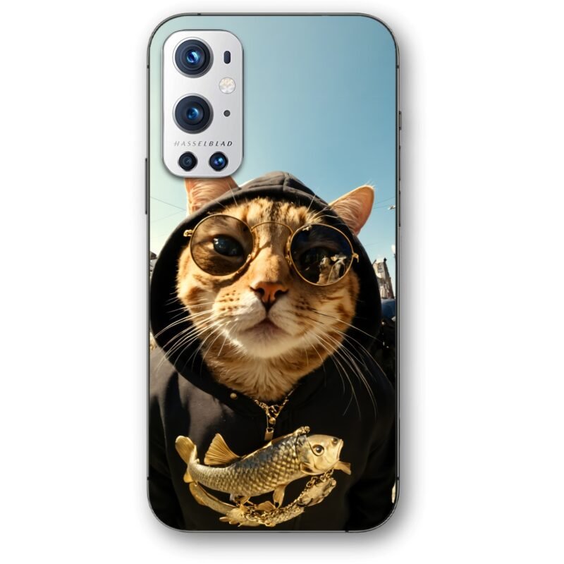 Hoodie cat θήκη κινητού 91085 για Oneplus 9