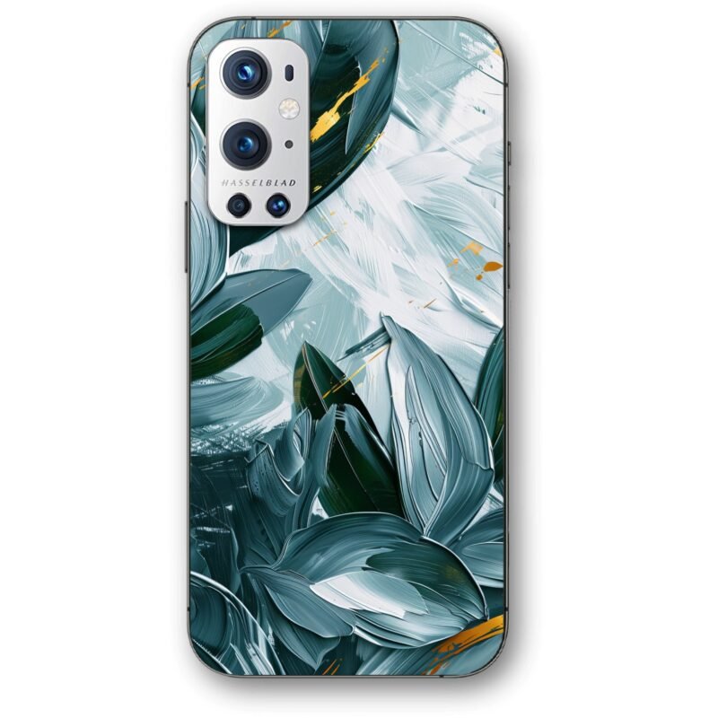 Leaves paint θήκη κινητού 91218 για Oneplus 9